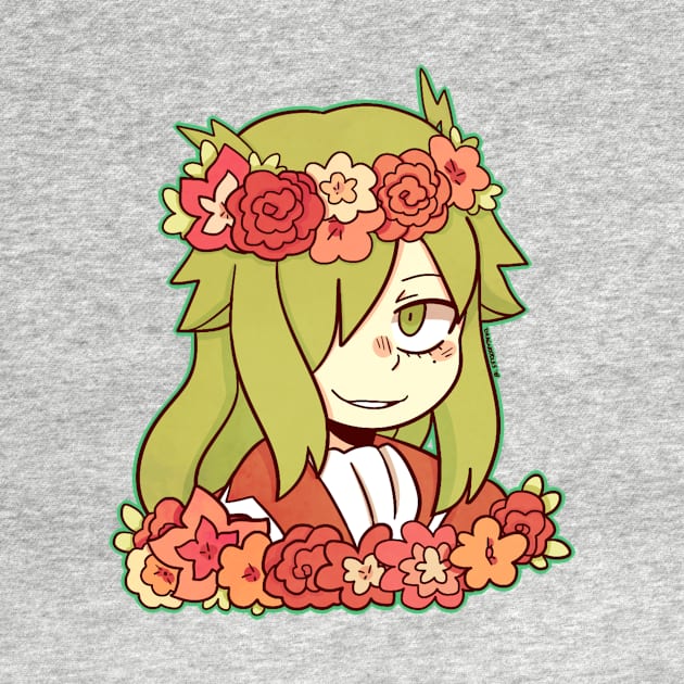 Freed Flower Crown sticker by Dragnoodles